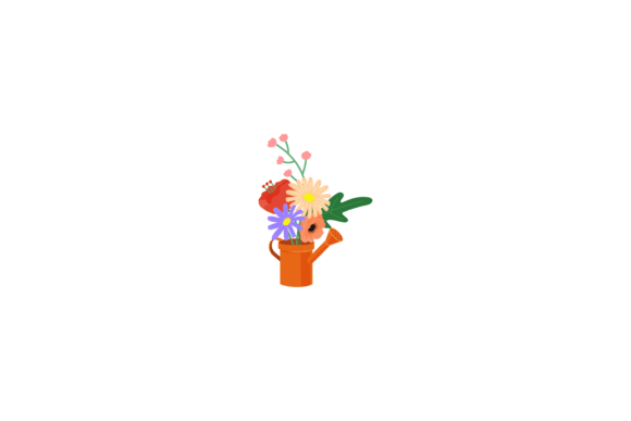 Colorful Flowers Illustration: Graphics and Illustrations for Brand Design