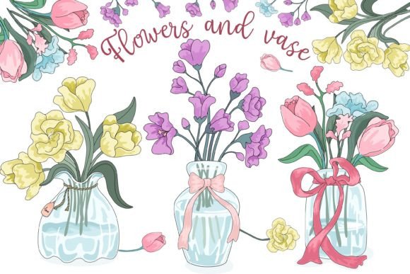 Flowers Vase SVG Embroidery Review