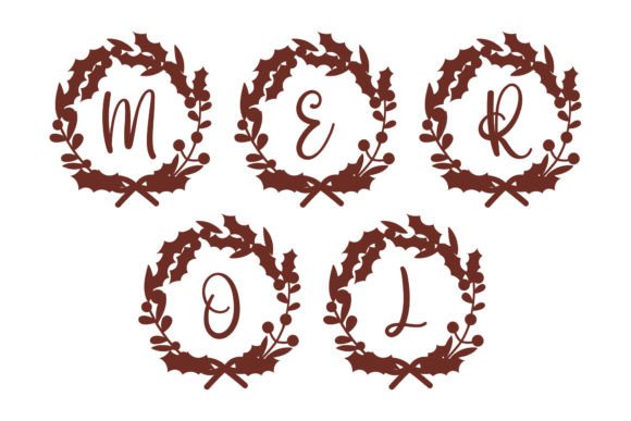 Hand Drawn Alphabet with Flowers Graphics and Illustrations