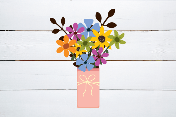 Retro Flowers Graphics and Illustrations Review