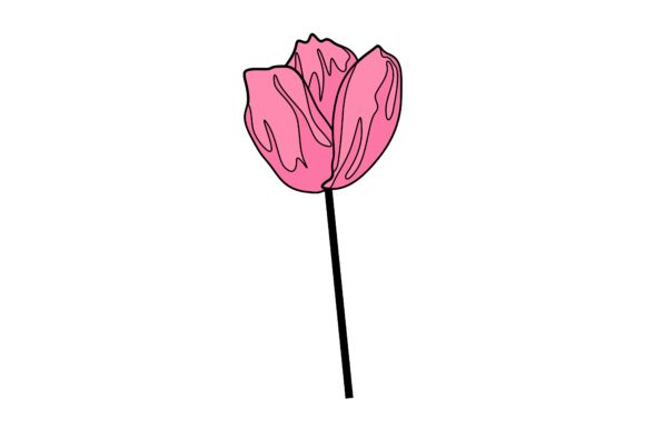 Roses Blossom Sticker Vector for Graphics and Illustrations